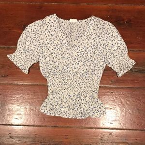Marshall’s (Sienna Sky) Puff-Sleeve Floral Blouse